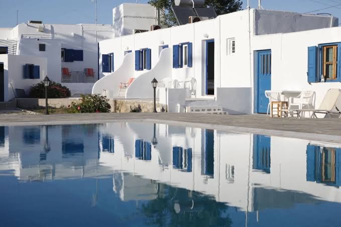Mykonos Town Black Villa with Cave Heated Pool